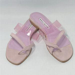 Manolo Blahnik Susina Suede Sandals size 36